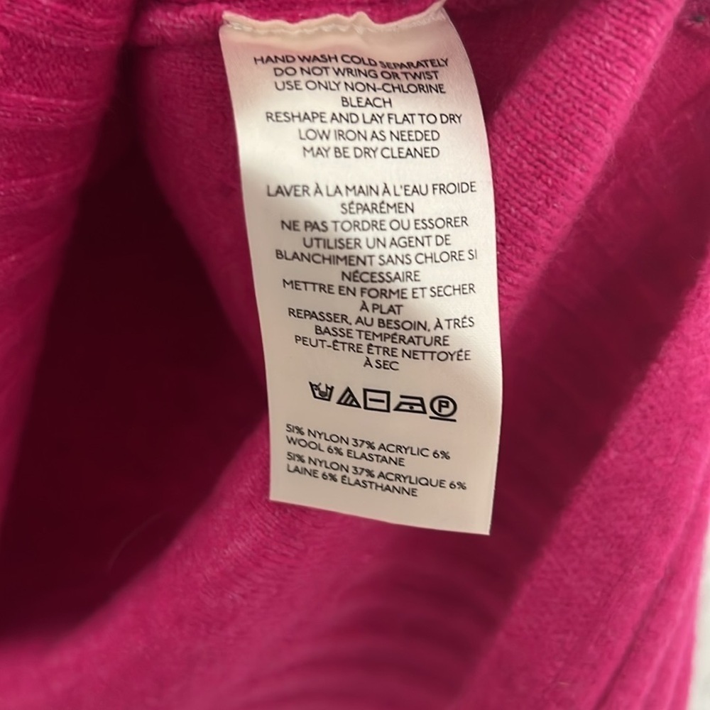 Free People Fuchsia Crew Neck Sweater - Picture 7 of 9